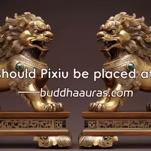 Pixiu figurine for a home feng shui placement guide