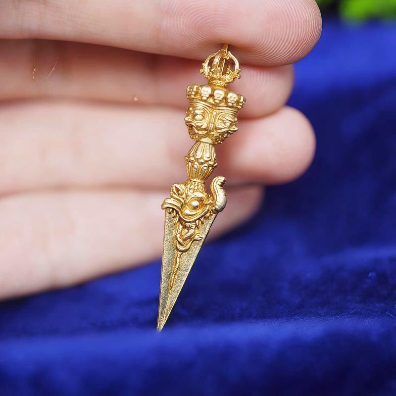 Tibetan Dorje Brass Power Pendant Tibetan Dorje Brass Power Pendant