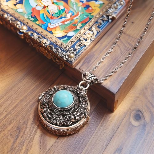 Collar Tibetano Pi Xiu de Cobre para la Prosperidad