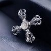 Tibetan 925 Silver Double Dorje Pendant Tibetan 925 Silver Double Dorje Pendant