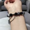Vintage Lava Rock and Obsidian Wellness Bracelet Vintage Lava Rock and Obsidian Wellness Bracelet