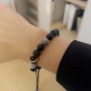 Vintage Lava Rock and Obsidian Wellness Bracelet Vintage Lava Rock and Obsidian Wellness Bracelet