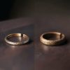 Tibetan Copper Vintage Textured Luck Couple Ring Tibetan Copper Vintage Textured Luck Couple Ring