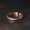 Tibetan Copper Vintage Textured Luck Couple Ring Tibetan Copper Vintage Textured Luck Couple Ring