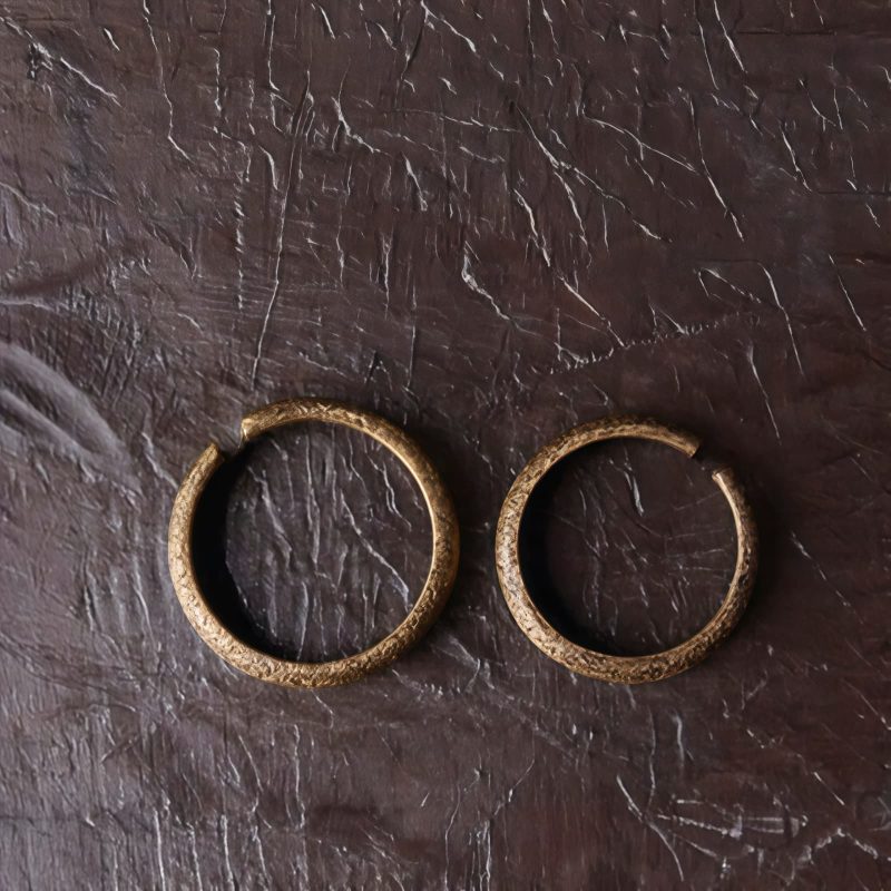 Tibetan Copper Vintage Textured Luck Couple Ring Tibetan Copper Vintage Textured Luck Couple Ring