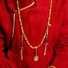 108 Mala Beads Tiger Eye Dorje Tassel Bracelet 108 Mala Beads Tiger Eye Dorje Tassel Bracelet