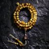 108 Mala Beads Tiger Eye Dorje Tassel Bracelet 108 Mala Beads Tiger Eye Dorje Tassel Bracelet