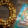 108 Mala Beads Tiger Eye Dorje Tassel Bracelet 108 Mala Beads Tiger Eye Dorje Tassel Bracelet