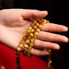 108 Mala Beads Tiger Eye Dorje Tassel Bracelet 108 Mala Beads Tiger Eye Dorje Tassel Bracelet