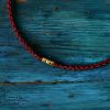 925 Silver Lucky Bead Braided Bracelet 925 Silver Lucky Bead Braided Bracelet
