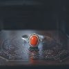 925 Silver Tibetan Protection Ring with Turquoise and Red Agate 925 Silver Tibetan Protection Ring with Turquoise and Red Agate