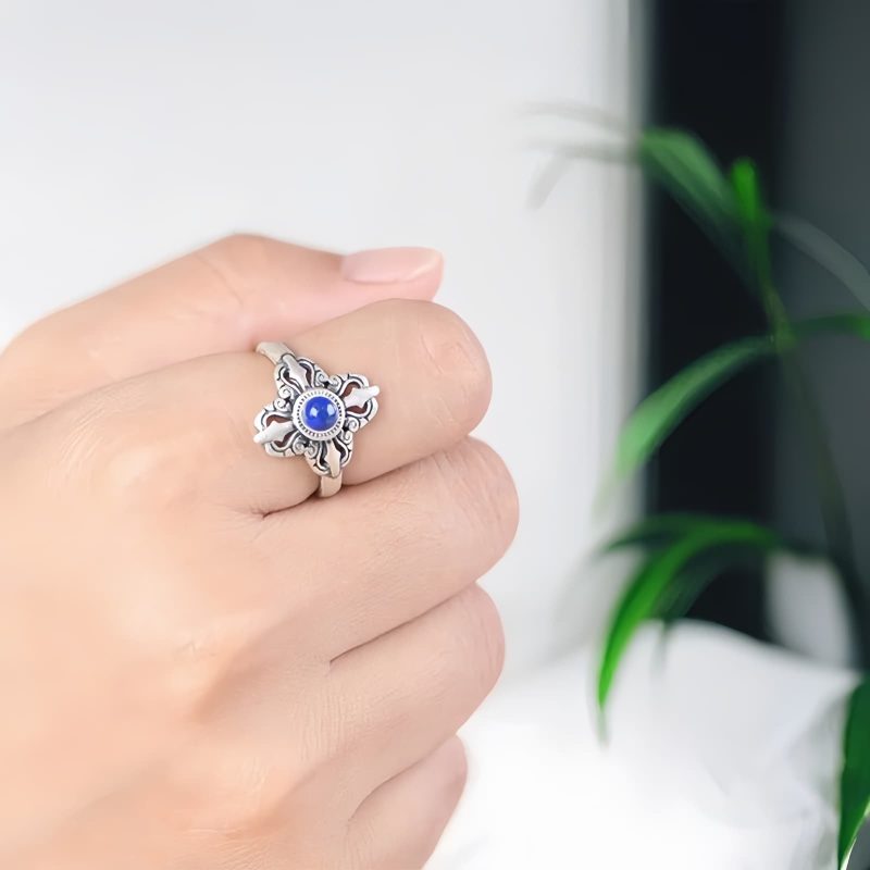 925 Sterling Silver Lazurite Ring 925 Sterling Silver Lazurite Ring