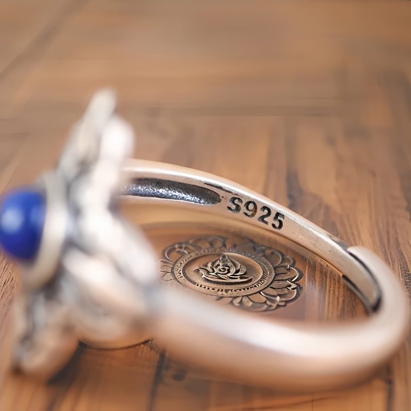 925 Sterling Silver Lazurite Ring 925 Sterling Silver Lazurite Ring