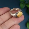 925 Sterling Silver Tibetan Skull Adjustable Ring