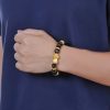Black Obsidian Om Mani Padme Hum Bracelet Black Obsidian Om Mani Padme Hum Bracelet