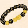 Black Obsidian PiXiu Wealth Bracelet Black Obsidian PiXiu Wealth Bracelet