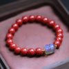 Cinnabar Moonstone PiXiu Blessing Bracelet Cinnabar Moonstone PiXiu Blessing Bracelet