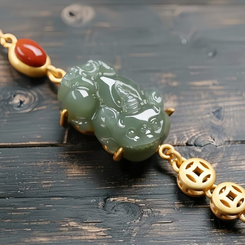 Cyan Jade PiXiu Success Bracelet Cyan Jade PiXiu Success Bracelet