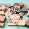Feng Shui Garnet PiXiu Wealth Ring Feng Shui Garnet PiXiu Wealth Ring