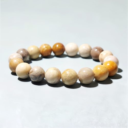 Fossil Coral Compassion Bracelet Fossil Coral Compassion Bracelet