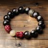 Gold Sheen Obsidian Om Mani Padme Hum Bracelet Gold Sheen Obsidian Om Mani Padme Hum Bracelet