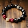 Gold Sheen Obsidian Om Mani Padme Hum Bracelet Gold Sheen Obsidian Om Mani Padme Hum Bracelet