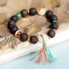Green Qinan Agarwood Bodhi Seed Peace Bracelet Green Qinan Agarwood Bodhi Seed Peace Bracelet