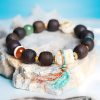 Green Qinan Agarwood Bodhi Seed Peace Bracelet Green Qinan Agarwood Bodhi Seed Peace Bracelet