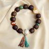 Green Qinan Agarwood Bodhi Seed Peace Bracelet Green Qinan Agarwood Bodhi Seed Peace Bracelet