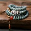 Mala Beads Bodhi Seed Dzi Bead Wisdom Bracelet