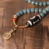 Mala Beads Bodhi Seed Dzi Bead Wisdom Bracelet