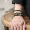 Mala Beads Bodhi Seed Dzi Bead Wisdom Bracelet
