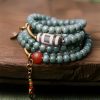Mala Beads Bodhi Seed Dzi Bead Wisdom Bracelet
