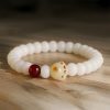 Natural Bodhi Seed Lucky Cat Bracelet Natural Bodhi Seed Lucky Cat Bracelet