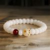 Natural Bodhi Seed Lucky Cat Bracelet Natural Bodhi Seed Lucky Cat Bracelet