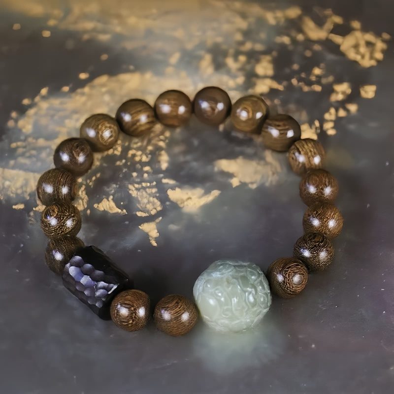Spirituelles Armband aus Sandelholz & Bodhi-Samen Sandalwood Bodhi Seed Spiritual Healing Bracelet