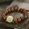 Spirituelles Armband aus Sandelholz & Bodhi-Samen Sandalwood Bodhi Seed Spiritual Healing Bracelet