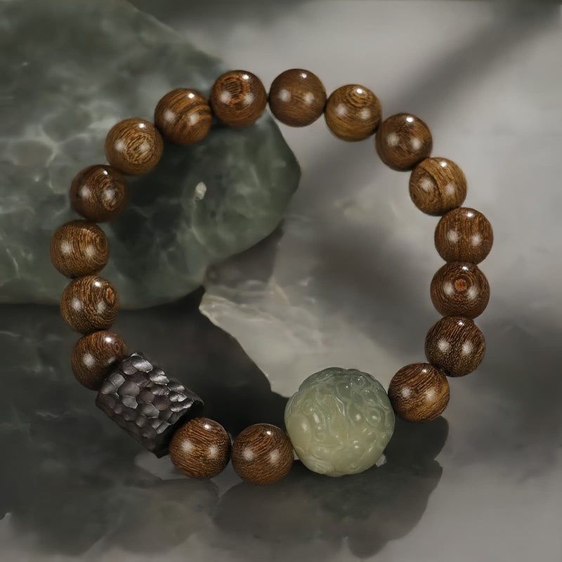 Spirituelles Armband aus Sandelholz & Bodhi-Samen Sandalwood Bodhi Seed Spiritual Healing Bracelet