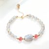 Strawberry Quartz Moonstone Healing Bracelet Strawberry Quartz Moonstone Healing Bracelet