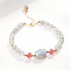 Strawberry Quartz Moonstone Healing Bracelet Strawberry Quartz Moonstone Healing Bracelet