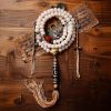 Tibet 108 Mala Bodhi Seed Dzi Bead Gray Agate Wealth Bracelet Tibet 108 Mala Bodhi Seed Dzi Bead Gray Agate Wealth Bracelet