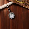 Tibet 108 Mala Bodhi Seed Dzi Bead Gray Agate Wealth Bracelet Tibet 108 Mala Bodhi Seed Dzi Bead Gray Agate Wealth Bracelet
