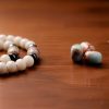 Tibet 108 Mala Bodhi Seed Dzi Bead Gray Agate Wealth Bracelet Tibet 108 Mala Bodhi Seed Dzi Bead Gray Agate Wealth Bracelet