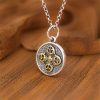 Tibetan 925 Sterling Silver Double Dorje Vajra Blessing Necklace Tibetan 925 Sterling Silver Double Dorje Vajra Blessing Necklace