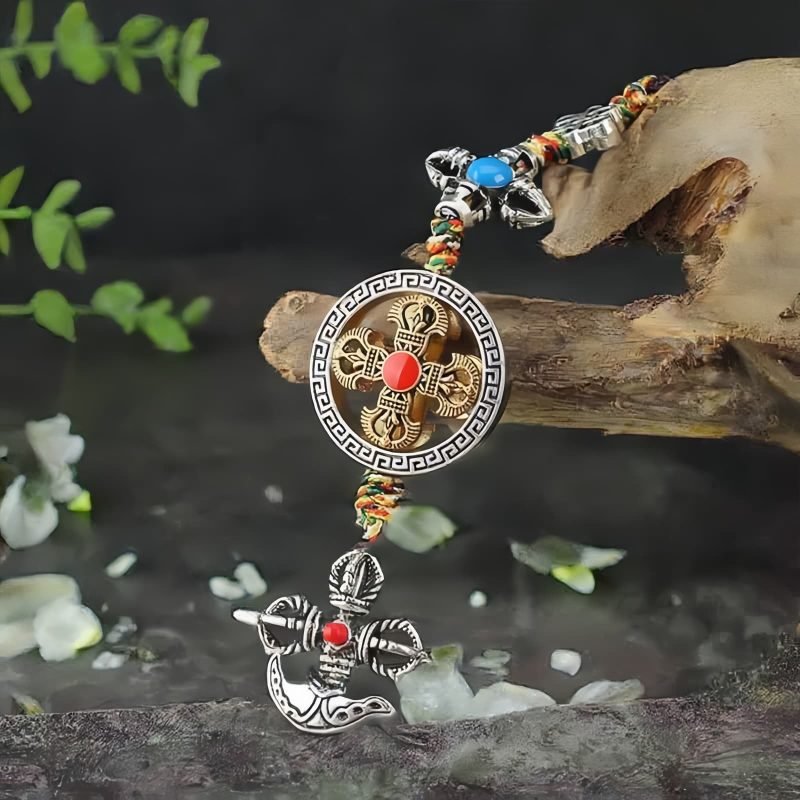 Tibetan Alloy Vajra Car Hanging Decoration Tibetan Alloy Vajra Car Hanging Decoration