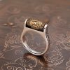 Tibetan Carved Copper Coin Rotatable Ring Tibetan Carved Copper Coin Rotatable Ring