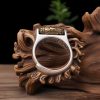 Tibetan Carved Rotatable Purity Ring Tibetan Carved Rotatable Purity Ring