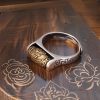 Tibetan Carved Rotatable Purity Ring Tibetan Carved Rotatable Purity Ring