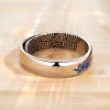 Tibetan Copper Blue Lotus Enlightenment Ring Tibetan Copper Blue Lotus Enlightenment Ring