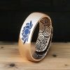Tibetan Copper Blue Lotus Enlightenment Ring Tibetan Copper Blue Lotus Enlightenment Ring